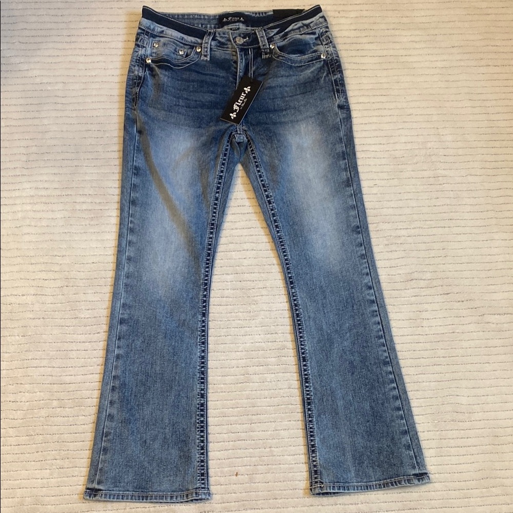 FLEUR BY MISS ME.Silver Jeans Women's Blue Jeans